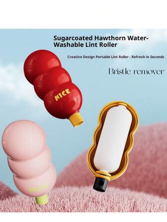 The Everyday Essential: Chic,Reusable Washable Lint Roller - Hair Remover For Clothes, Pet Hair Removal Brush With
