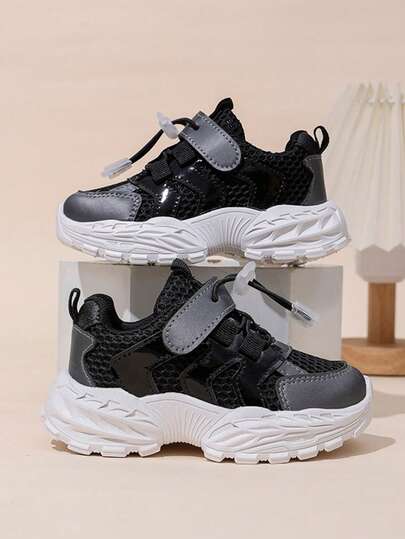 2026新款春季儿童幼儿网面透气轻便运动鞋，软底跑步鞋，女童款