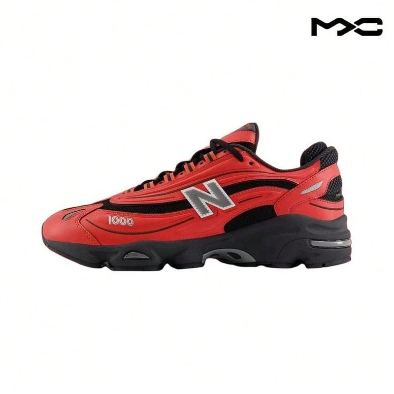 1000 'Blast Red' Metallic-Silver Sneakers Men M1000MSR - Nhiều màu - Xem 1