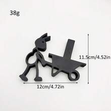 [Funny Ant Toilet Paper Holder] Funny 3D Printed Black Ant Toilet Paper Holder - No Installation Freestanding Bathroom Set - Cute Tissue Paper Holder - Bathroom Decor(1/2pcs)