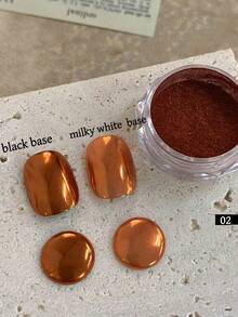 New Colorful Mirror Powder Nail Gel Powder For DIY Manicure, Suitable For Autumn/Winter