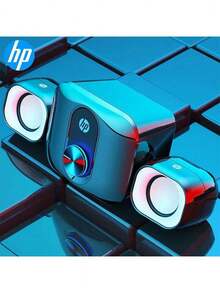 HP Altavoz DHS-2111S para computadora portátil, computadora de escritorio, altavoz pequeño, altavoz subwoofer, multimedia, con cable USB - Negro - Ver 6