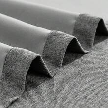 95% Blackout Boho Kitchen Curtains 36 Inches Cafe Tier Curtains Bohemian Small Drapes For Bedroom RV Basement Half Window Room Darkening Thermal Insulated 2 Panels Blue On Beige - 灰色 - 查看 5