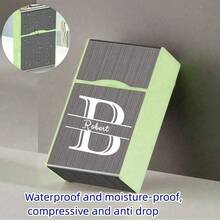 Customized Name And Letter Style 1 Piece Waterproof And Pressure-Resistant Large Capacity Magnetic Flip Cover Cigarette Case - Style a - View 7