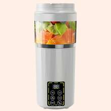 USB Rechargeable Portable Cordless Blender And Smoothie Maker - Easy To Clean, Great For Milkshakes, Smoothies And Fresh Fruit Drinks - With Digital Display, Ideal For Home, Office, Travel Outdoor, 460ml Mini Smoothie Blender, Waterproof Design - Multicolor - View 12