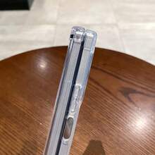 Funda de Teléfono Minimalista con Personalidad de Mariposa, Pantalla Plegable, a Prueba de Golpes, con Cojín de Aire, para Samsung Galaxy Z Fold 6, para Samsung Galaxy Z Fold 5, para Samsung Galaxy Z Fold 4, para Samsung Galaxy Z Fold 3 5G, Funda de Teléfono Transparente de TPU Adecuada para Samsung Galaxy, Cobertura Completa, Resistente a Golpes, Delgada, Ligera, Carcasa Mixta y Resistente, Anti-Rayones - Mezcla de colores - Ver 7