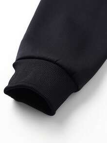 1pc Sherpa Fleece Zip-Up Hooded Sweatshirt For Men, Thick Casual Versatile Knit Sweatshirt Jacket, For Fall Winter