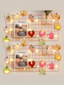 Grid Photo Wall, Wire Wall Grid For Photo Display, Photo Frame Collage Board, Wire Mesh Wall Panel Room Decoration, DIY Iron Photo Frame Collage For Hanging Wall Decoration, Foldable Multiple Picture Organizer. Home Decor Back To School School Supplies