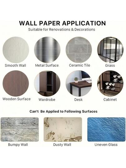 Roll Of Retro Newspaper Pattern Wallpaper. It Is Peel Stick, No Glue Required, Easy To Install Removable. Bedroom Living Room Accent Wand ation, As Well Tabletop Cabinet Renovation. Paper Stickers view 5