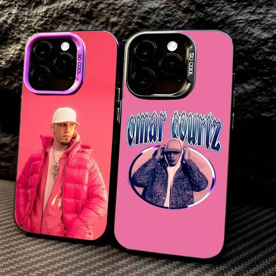 Funda para 17 Air O-omarC-courtzPRMERAMUSAPhone161514131217ProMax con Botones Metálicos Independientes y Procesamiento Electrochapado - Z3 - Ver 1