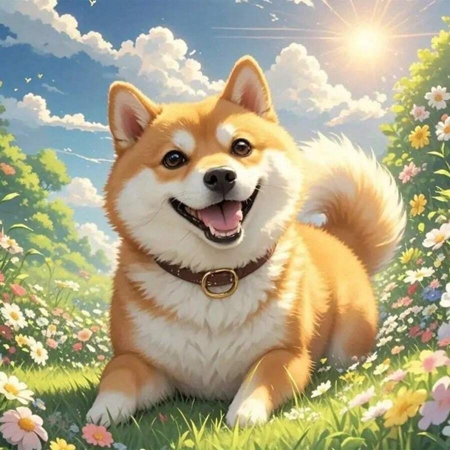 1 件 5D 无框圆形钻石画套装 - 全钻钻石艺术，帆布 DIY 马赛克工艺套装，包含笔、胶水、托盘、钻石珠。适合钻石画爱好者，精美家居墙面装饰礼物，减压好帮手 - 彩色 - 查看 1