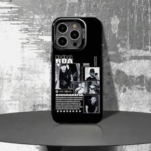 Funda para teléfono 17,16,15,14,13,12,11,Pro,Max,Plus, cubierta mate negra a prueba de golpes de Rapper Roa - z8 - Ver 2