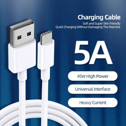 3米USB-C数据线，5A快充线，USB-A转Type-C充电线，兼容 17/16系列、Pro及其他设备
