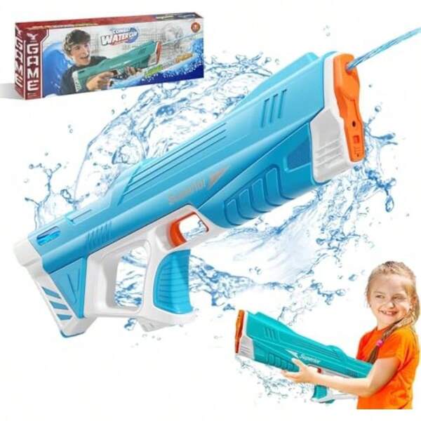 Electric Water Gun For Full Automatic Water Toy Summer Outdoor Pool Toys For