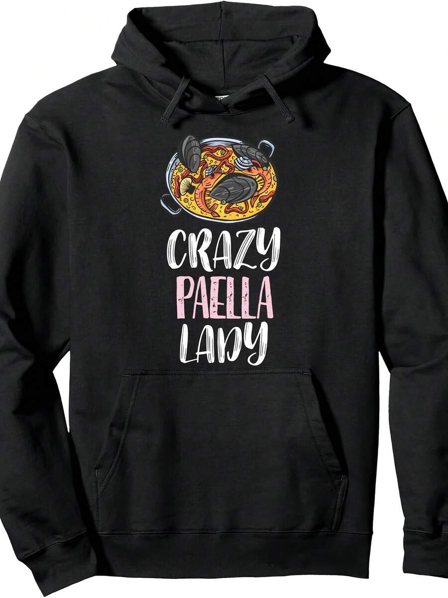 Crazy Paella Lady – Cute Paella Lovers Pullover Hoodie - 款式6 - 查看 1