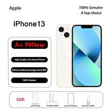 Apple A+级，苹果iPhone 13用户，原装正品，近乎全新（99%新）；手机、充电器、手机壳、礼品 - 白色 - 查看 9