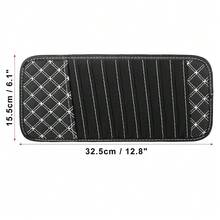 2pcs Car CD Visor Storage Cases Vehicle Sun Visor Organizer With 10 DVD Storage Sleeves Black With White Line{Inchcolor_nameinch:InchWhiteinch} - 白色的 - 查看 4