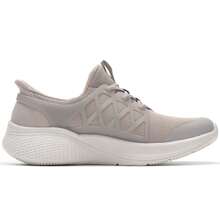 Skechers 女士休闲鞋，BOB'S SPORT 系列系带鞋，日常通勤低帮鞋，减震舒适运动鞋，117507-TPE，建议选购小一码 - 灰褐色 - 查看 2