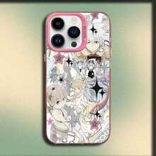 Anime S-Soul Eater Phone Case For IPhone 16,15,14,13,12,11,Mini,Pro,SE,MAX Pink Matte Silicone Cover.Halloween Accessories..Low-Key Texture Shows Taste. - Z7 - Xem 4