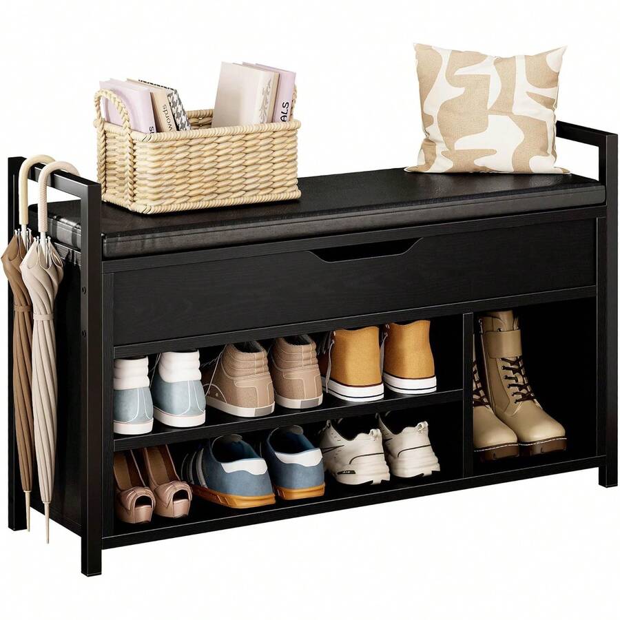 Tableware Storage Jar - BLACK - View 1