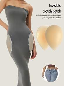 1 Pair Silicone Butt Pads - Buttock Enhancer & Shaper For Women And Crossdressers, Invisible Panty Butt Lift Corrector, Suitable For Daily Wear And Special Occasions - Multicolor - View 3