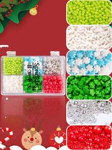 6 Lưới rắc đường - Bút rắc 4 móng vuốt, Trang trí bánh Giáng sinh, Hộp quà trong suốt, Trang trí bánh nướng, Phong cách chủ đề Giáng sinh, Phong cách năm mới - Nhiều màu - Xem 14