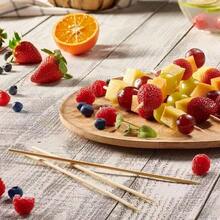 Bộ 300/200/100/50/20 que xiên, Xiên trái cây 20cm, Dùng cho món khai vị nướng, Kebab, Đài phun sô cô la, BBQ - Nhiều màu - Xem 5