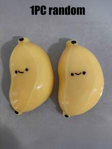 1pc Banana Squishy Toy - Cute Slow Rebound Squeeze Toy, Suitable For Children And Adults | Fun Stress Relief Toy, Party Favor, Gift Bag Filler, Holiday Or Birthday Gift, Toys For Boys And Girls, Realistic Fruit Squishies, Squishy Toys, Stress Relief Toys, Taba Squishies, Ramadan Gift, Kids Realistic Food, Children's Gifts, Kids Toys, Sensory Toys, Girls Party Favors, Office Stress Relief Toys, Birthday Party Favors, Fun Gifts