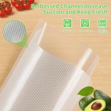 MakMeFre 300 Quart Size 20X30cm Vacuum Sealer Bags With  And Heavy DutyGreat For Food Storage Vaccume Sealer PreCut Bag