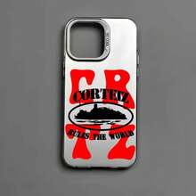 Luxury C-C-Cortiez Phone Case Compatible With  17 Air 16 15 14 13 12 11 Pro Max XS XR 15Plus 16E 17Pro Shockproof Back Cover, Cover Compatible With  17 Pro Max Case,  17 Pro Case,  17 Case,  16 Pro Max Case - 白色-YYDSG1581 - 查看 6