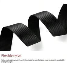 Solid Plastic Quick Release Men Belt Pluggable Buckle Belts Outdoor Hunting Tactical Combat Belt Survival Canvas Hiking Hunt - Black - View 4