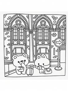 1 Livre de coloriage mignon sur le thème de Londres, convenant aux adultes, aux adolescents et aux enfants pour se détendre. Thème de voyage, excellent cadeau pour Noël, Nouvel An, anniversaire - Pièce unique - Voir 2