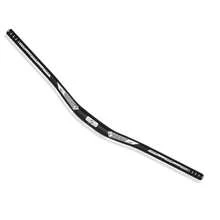 Manillar de bicicleta de aleación de aluminio ligera 720 mm, para potencia de 31,8 mm, ideal para montaña, carretera e híbrida, con elevación de 25 mm - Rojo - Ver 7