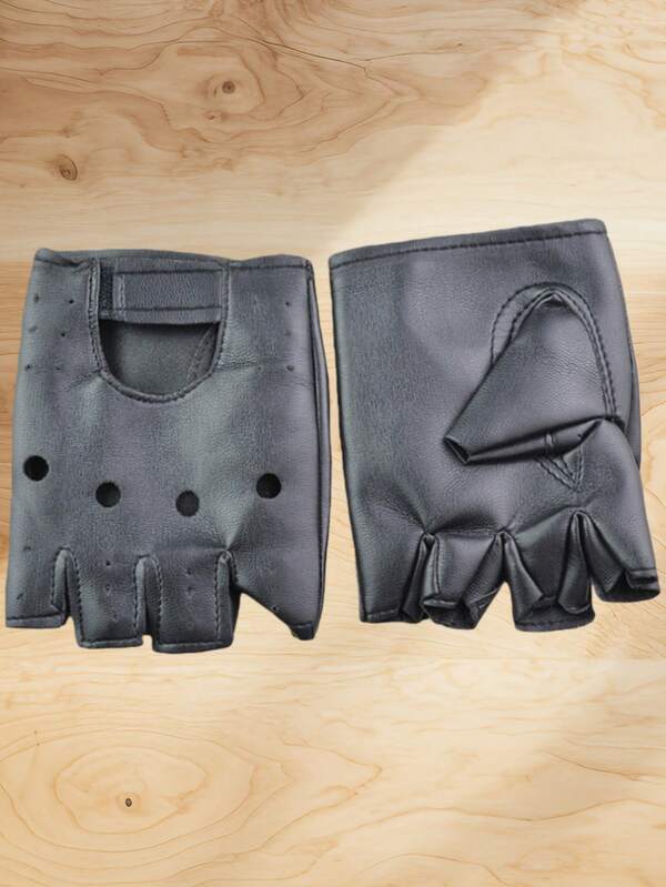 1 par de muñequeras de soporte para fitness unisex, guantes de agarre de equipo de silicona antideslizante sin dedos y de media-dedo para levantamiento de pesas, anti-esguince, para ciclismo al aire libre, montañismo y deportes