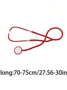 1件趣味护士听诊器角色扮演医疗听诊器化妆道具、节日服装道具、情人节道具