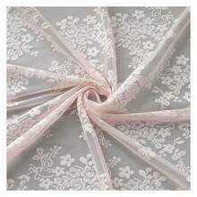 Dusty Pink Floral Curtains 96 Inches Long Feminine And Flowy Victorian Lace Sheer Curtains Rod Pocket 52 X 96 Inch Dusty Pink - Multicolor 639 - View 5