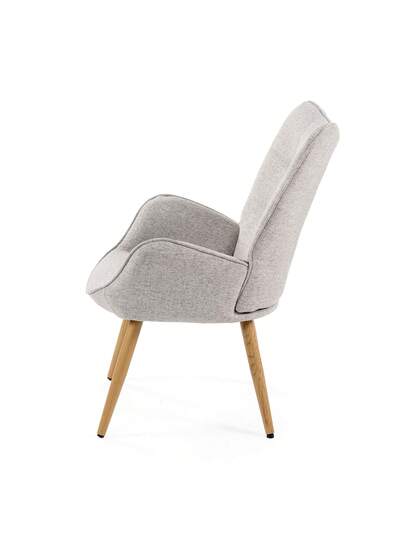 Meubles Cosy PCS Com Tafel Fabric Dining Chair, Moderne Ideal Room Or Living Room, Easy Assembly, Home Furniture, Compact Dimensions, Grijs 72 62 90.5 Cm view 7