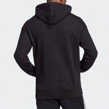 Adidas بلوفر كنزة رياضية طويلة الأكمام للرجال من آرسنال، محبوكة، قابلة للتنفس ومريحة - الأسود - مشاهدة 5