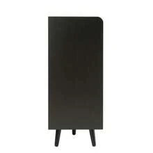 Storage Benches - Black + Dark Walnut - View 7