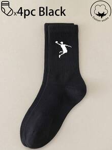 40 piezas/30 piezas/24 piezas Calcetines deportivos cómodos unisex, calcetines largos para hombres, adecuados para deportes y entrenamiento, calcetines largos para mujeres, uso casual y de negocios, antibacterianos, suaves, negros y blancos, resistentes al olor, transpirables, suaves y ligeros, adecuados para otoño/invierno, 20 piezas/10 piezas/8 piezas/6 piezas/4 piezas/2 piezas