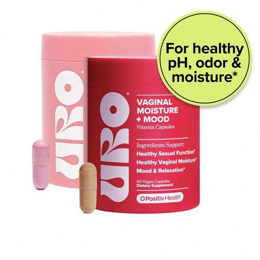 URO Wet & Wild Bundle -  Women's Probiotic Capsules (30 Servings) And  Moisture & Mood Capsules (30 Servings) With Ashwagandha And Gingko Biloba - 1 - 查看 1