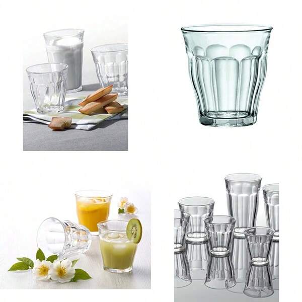Picardie Glassware Tumblers 6 Piece Set 220 Ml Capacity