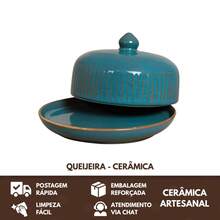 Ceramic Cheese Rack Cheese Stand Coffee Tray - Ngọc bích - Xem 7