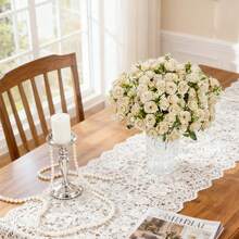 80 piezas Flores de rosa artificiales de seda, ramos falsos para decoración de primavera de boda, jarrón para el hogar, comedor, dormitorio, cocina, baño, Día de la Madre, San Valentín, fiesta de cumpleaños, decoración de jardín exterior