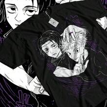 Gojo Yuta-Shirt Girl Horror Anime Shirt All Size - 黑色 - 查看 7