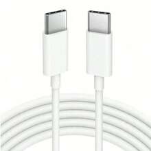 20W USB-C 墙式充电器 + 100cm USB-C 转 USB-C 快速充电线套装，高效快速充电和数据传输，兼容 17 Pro Max/17 Pro/Air/17、16 Pro Max/16 Pro/16 Plus/16、15 Pro Max/15 Pro/15 Plus/15 及其他设备 - 白色 - 查看 13