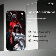 A-Albedo Overlord Sexy Phone Case Cover Compatible With  17 16 15 14 13 12 11 Pro Max Plus Mini Black Frosted Soft Shell Funda, Cover Compatible With  17 Case,  17 Pro Case,  17 Pro Max Case - Z1 - View 2