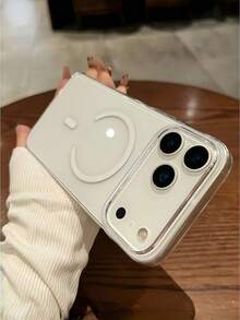 奢华磁吸充电保护壳，兼容 17/16/15/14/13/12/11 Pro/Plus/Max/Air/XS Max/XR/X/Xs/7/8 Plus/7/8，超薄透明亚克力材质。 - 橘色 - 查看 11