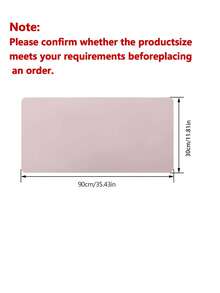 1 片 60cm/90cm 双面皮革鼠标垫，防水桌面垫，笔记本电脑办公键盘垫，易于清洁，返校季游戏鼠标垫，办公桌配件，办公用品，办公桌配件，鼠标垫，桌面鼠标垫 - 粉色 - 查看 11