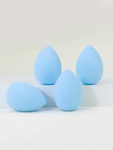 4 Pcs Makeup Sponge, Super-Soft Foam Easily Blends Foundations, Powders & Creams, Reusable, Washable, Streak Free Application, Vegan, Cruelty Free - Multicolor - View 12